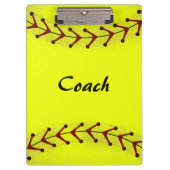 Fastpitch Softball-klembord Klembord (Voorkant)