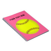 Fastpitch Softball-laptop Notitieboek (Rechterzijde)