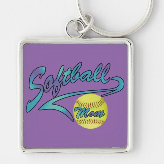 Fastpitch Softball Ma Athletic Tail Sleutelhanger (Voorkant)