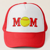 Fastpitch Softball Ma Trucker Hat Trucker Pet (Voorkant)