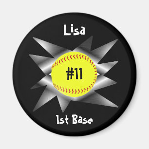 FastPitch Softball Magnet