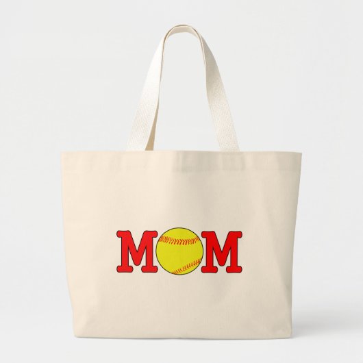 Fastpitch Softball Mam Canvas tas (Voorkant)