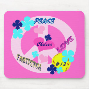 Fastpitch Softball Mousepad Muismat