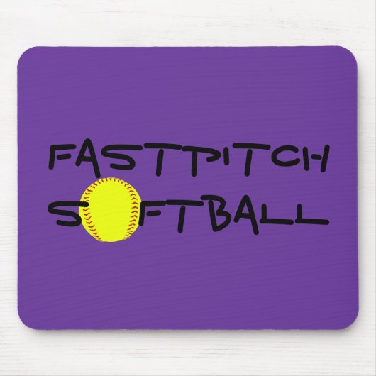 Fastpitch Softball Muismat (Voorkant)