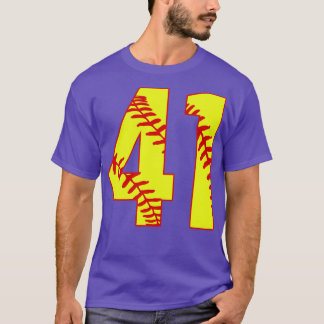 Fastpitch Softball Nummer 41 41 Softball Jersey U T-shirt