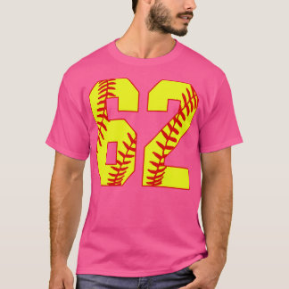 Fastpitch Softball Nummer 62 62 Softball Shirt Jer