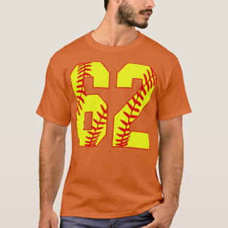 Fastpitch Softball Nummer 62 62 Softball Shirt Jer