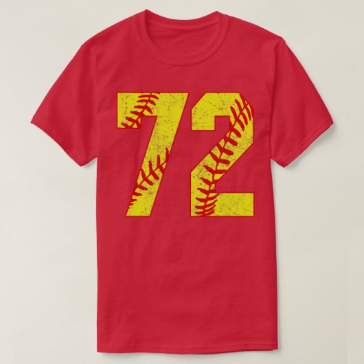 Fastpitch Softball Nummer 72 72 Softball Shirt Jer (Design voorkant)