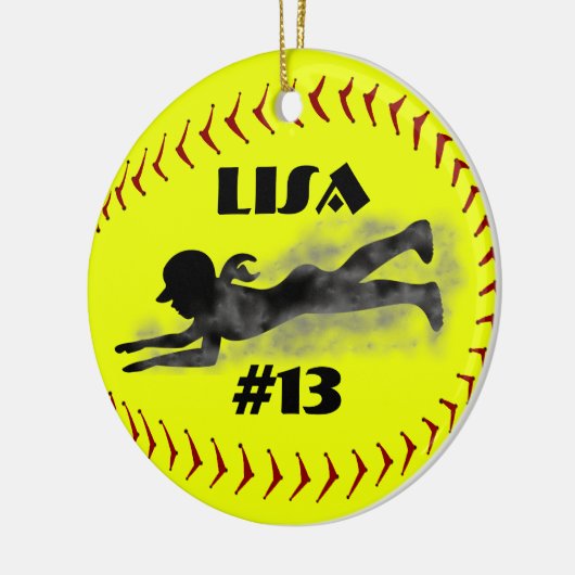 Fastpitch Softball Ornament (Links)
