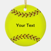 Fastpitch Softball Ornament (Voorkant)