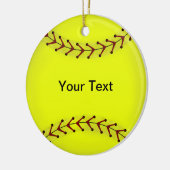Fastpitch Softball Ornament (Links)