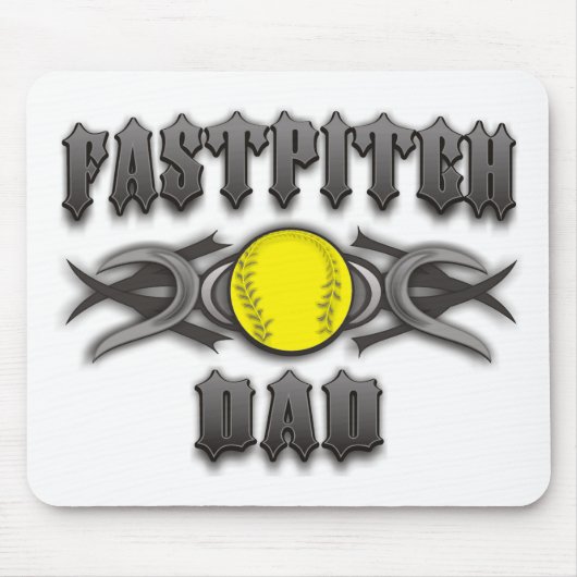 Fastpitch Softball Pap Tribal Muismat (Voorkant)