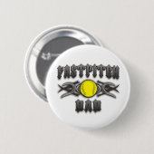 Fastpitch Softball Pap Tribal Ronde Button 5,7 Cm (Voorkant /achterkant)