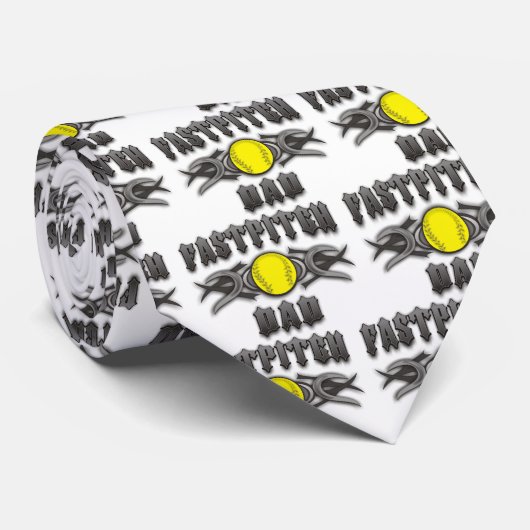 Fastpitch Softball Pap Tribal Stropdas (Opgerold)