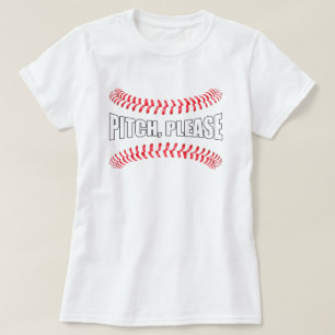 Fastpitch Softball "Pitch, alsjeblieft" Funny Soft T-shirt