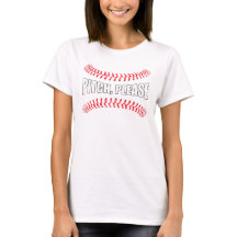 Fastpitch Softball "Pitch, alsjeblieft" Funny Soft