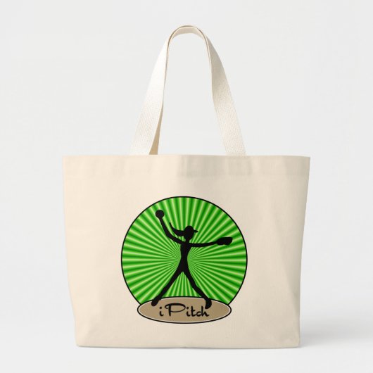 Fastpitch Softball Pitcher Canvas tas (Voorkant)