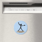 Fastpitch Softball Pitcher Magnet (Insitu (Vaatwasser))