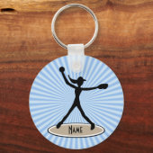 Fastpitch Softball Pitcher Sleutelhanger (Voorkant)