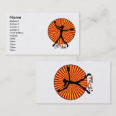 Fastpitch Softball Pitcher's handelskaart Visitekaartje (Voorkant / Achterkant)