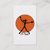 Fastpitch Softball Pitcher's handelskaart Visitekaartje (Achterkant)