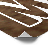 Fastpitch Softball Player Custom Name/Text Poster (Hoek)