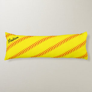 Fastpitch Softball Player Custom Name/Text Sports Lichaamskussen