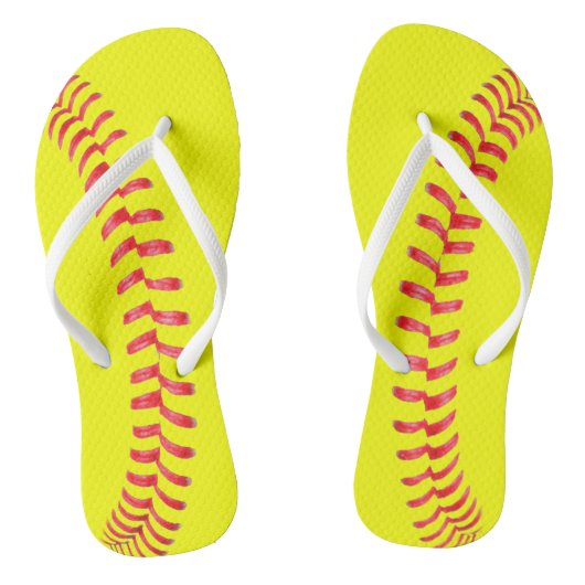 Fastpitch Softball Player Fun Sports Women's Teenslippers (Voetbed)
