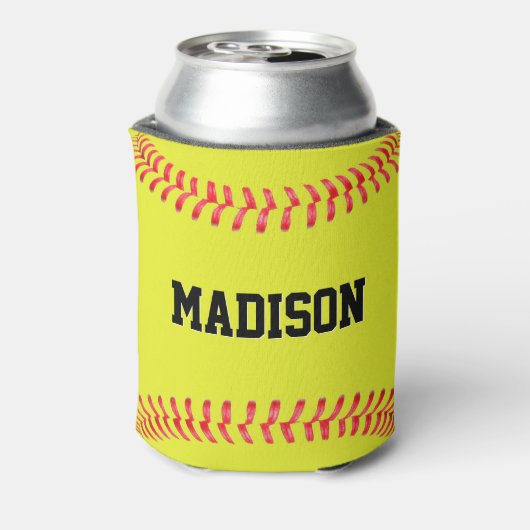 Fastpitch Softball Player/Team Name Persoonlijk Blikjeskoeler (Blikje Achterkant)