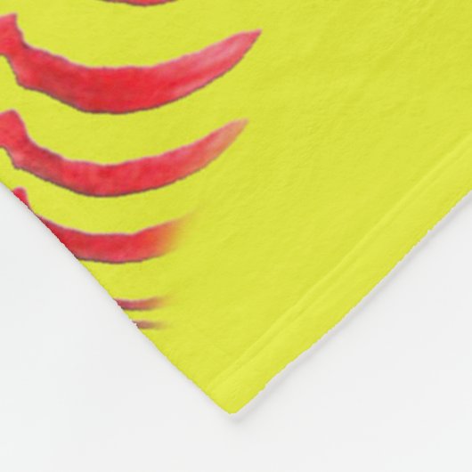 Fastpitch Softball Player/Team Name Persoonlijk Fleece Deken (Hoek)