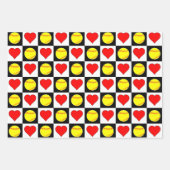 Fastpitch Softball Player/Team Party Gift Inpakpapier Vel (Voorkant 3)