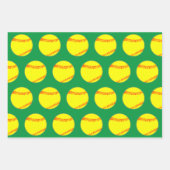 Fastpitch Softball Player/Team Party Gift Inpakpapier Vel (Voorkant)