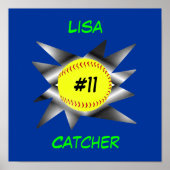 Fastpitch Softball Poster (Voorkant)