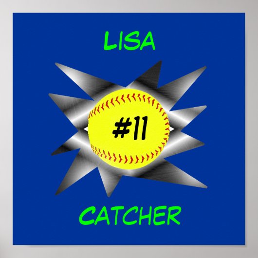 Fastpitch Softball Poster (Voorkant)