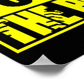 Fastpitch Softball recht buiten het park Poster (Hoek)