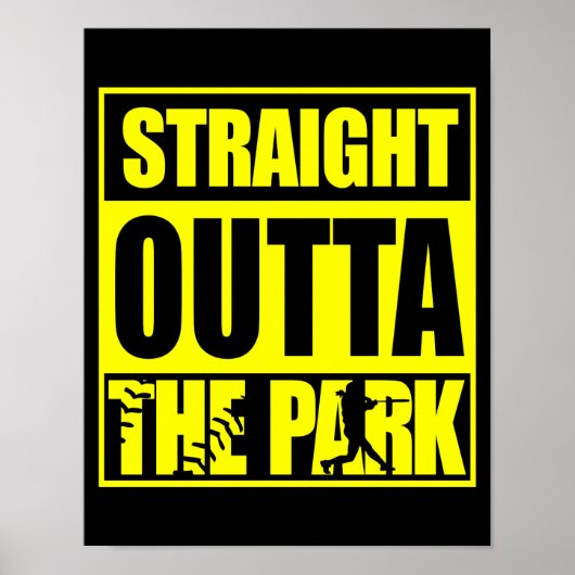 Fastpitch Softball recht buiten het park Poster (Voorkant)