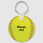 Fastpitch Softball Sleutelhanger (Voorkant)