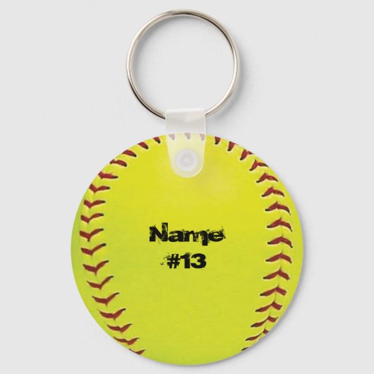 Fastpitch Softball Sleutelhanger (Voorkant)