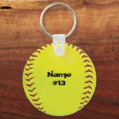 Fastpitch Softball Sleutelhanger (Voorkant)