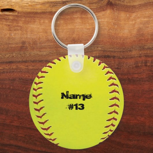 Fastpitch Softball Sleutelhanger (Voorkant)