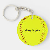 Fastpitch Softball Sleutelhanger (Voorkant)