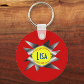 Fastpitch Softball Sleutelhanger (Voorkant)