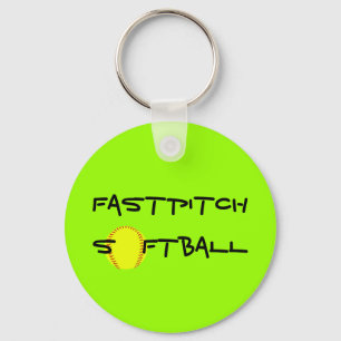 Fastpitch Softball Sleutelhanger