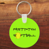 Fastpitch Softball Sleutelhanger (Voorkant)