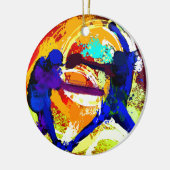 Fastpitch Softball-spelers Keramisch Ornament (Links)