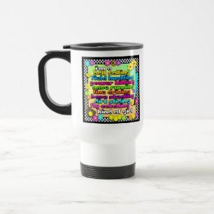 Fastpitch Softball-spelers Travel Mug Reisbeker