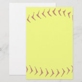 Fastpitch Softball Stationery Briefpapier (Voorkant / Achterkant)