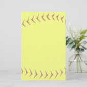Fastpitch Softball Stationery Briefpapier (Staand voorkant)