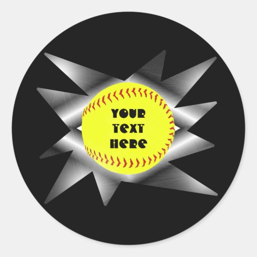 Fastpitch Softball Sticker (Voorkant)