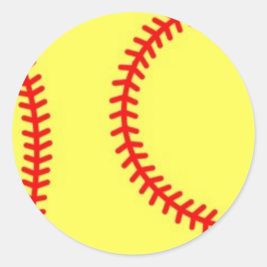 Fastpitch Softball Sticker (Voorkant)